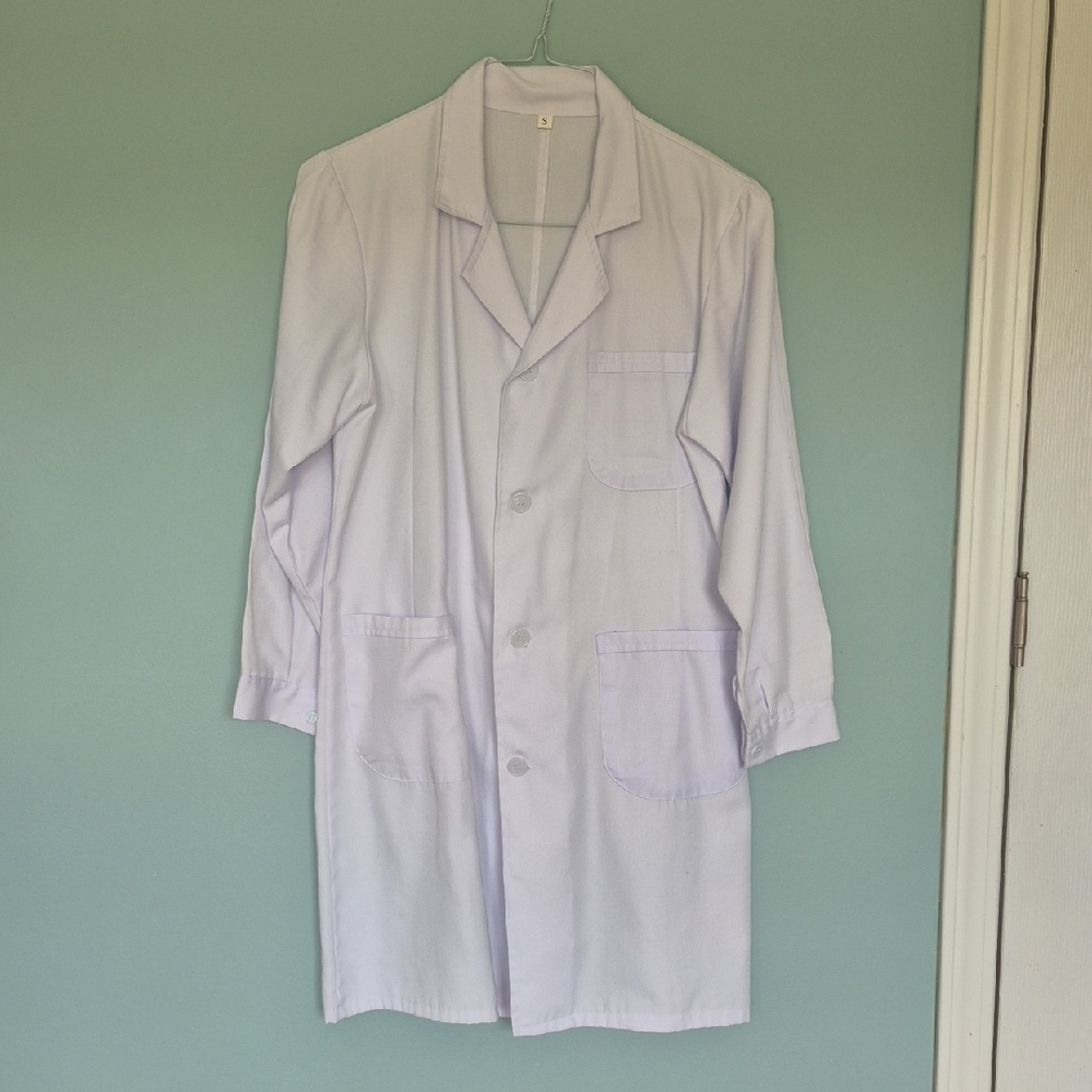 Dental Assistant Lab Coat, Long Sleeve, Long Medical Coat By Taylor Eddie